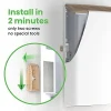 Envi Plug-In Electric Panel Wall Heater, Luxury White, 500 Watts, 2.25in D x 19.25in W x 22.28in H - LE5012P