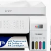 Epson EcoTank Wireless All-in-One Inkjet Printer, Scanner, Copier, Fax, ADF, Ethernet, White - ET-4800 C11CJ65201