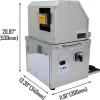 EQCOTWEA Electric Sugar Cane Juicer Press Machine With Three Stainless Steel Rollers