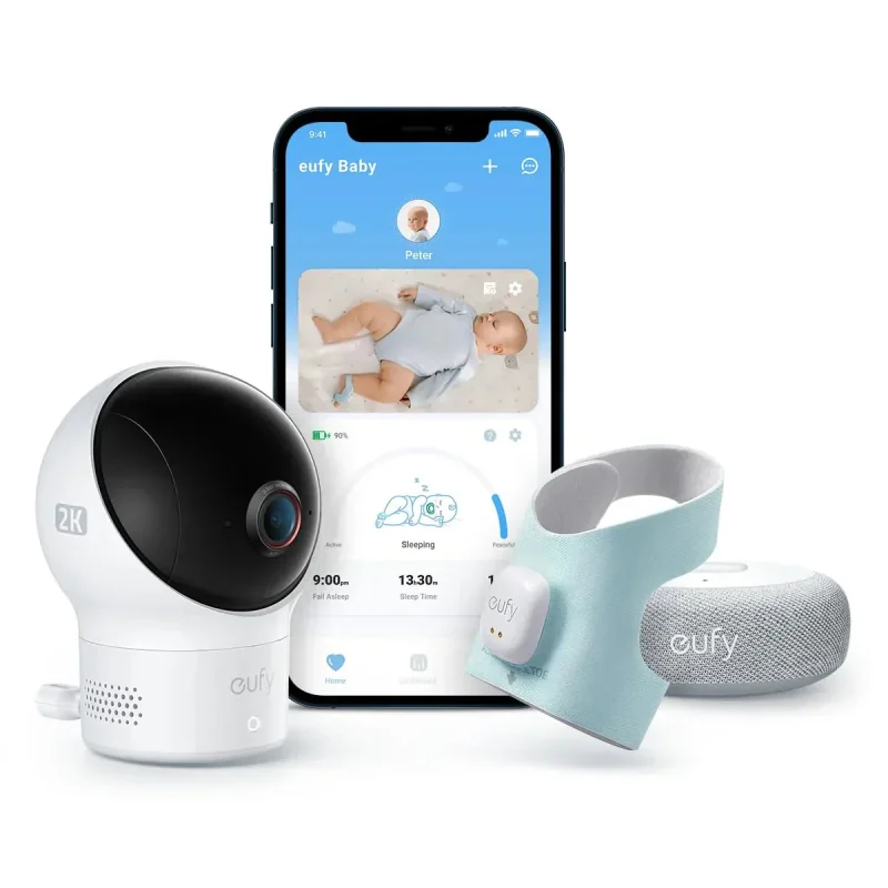 eufy Baby Smart Sock Baby Monitor With 2K Camera - S320