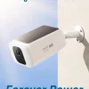 Eufy SoloCam S230 Solar Security Camera 4K UHD White 4-Pack - S40