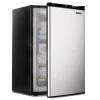EUHOMY 3.0 Cubic Feet Single Door Compact Upright Freezer, Silver - MF-30-Y