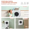 Euhomy Portable Clothes Dryer 110V 850W 1.5 cu.ft - Compact Laundry Dryer