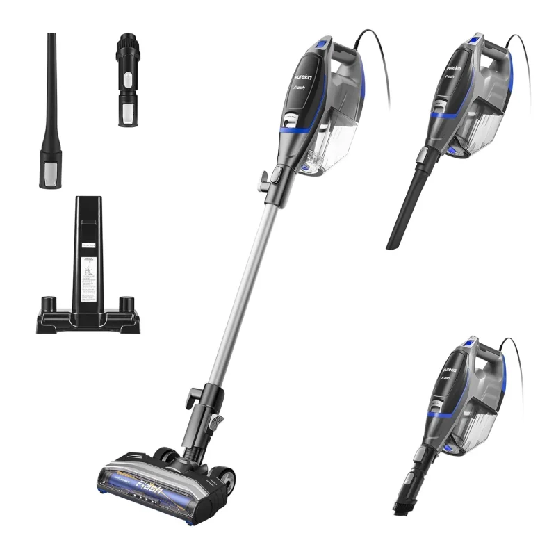 Eureka Corded Stick Vacuum Cleaner, Blue, 2-in-1 - NES520BL