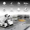 EuroChef Commercial Electric Meat Slicer, 10-Inch Stainless Steel Blade, 320W - EUC-CMS-3