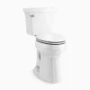 KOHLER Highline Arc Extra Tall 2-Piece Elongated Toilet, White, 1.28 GPF - 78305-0