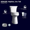 KOHLER Highline Arc Extra Tall 2-Piece Elongated Toilet, White, 1.28 GPF - 78305-0