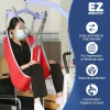 EZ Assistive Patient Lift Sling With Divided Leg, Red, Large, 500 lb Capacity