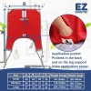 EZ Assistive Patient Lift Sling With Divided Leg, Red, Large, 500 lb Capacity