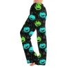 Fabrcox Halloween Womans Pajama Pants Ghost Pumpkin Candy Sleep Pants Women Fall Winter Festival Soft Lounge Pants for W