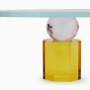 Faceted Crystal Glass Cake Stand - 4.8h x 11diam
