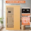 Far Infrared Home Sauna Spa Room, Canadian Hemlock Wood, 1200W, 110V, 35.2 x 27.6 x 61.6 Inch