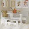 Farmhouse-Style Nook Dining Set With Storage - Sedley