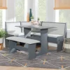 Farmhouse-Style Nook Dining Set With Storage - Sedley