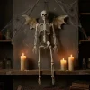 Faux Posable Winged Skeleton, 36", Halloween by Way To Celebrate