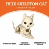 Faux Skeleton Cat Decoration, 5.1", Halloween by Way To Celebrate