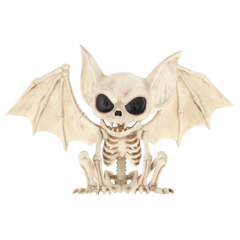 Faux Skeleton Vampire Bat Decoration, 4.6", Halloween by Way To Celebrate