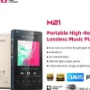 FiiO Hi-Res Music Player, Android 13, Snapdragon 680, 64 GB, Blue-Black - M21
