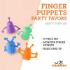 Finger Puppets Party Favors, Multicolor, 8 Count, Halloween by Way To Celebrate