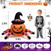 Firstness 2.4GHz Remote Control Car Halloween Inflatable Pumpkin Spider Blow ups Rc Car 360° Rotation, 3 Music and LED L