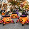 Firstness 2.4GHz Remote Control Car Halloween Inflatable Pumpkin Spider Blow ups Rc Car 360° Rotation, 3 Music and LED L