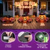 Firstness 2.4GHz Remote Control Car Halloween Inflatable Pumpkin Spider Blow ups Rc Car 360° Rotation, 3 Music and LED L