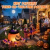 Firstness 2.4GHz Remote Control Car Halloween Inflatable Pumpkin Spider Blow ups Rc Car 360° Rotation, 3 Music and LED L