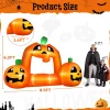 Firstness 8.5FT Halloween Inflatable,Pumpkin Photo with Lights for Party Yard Decorations