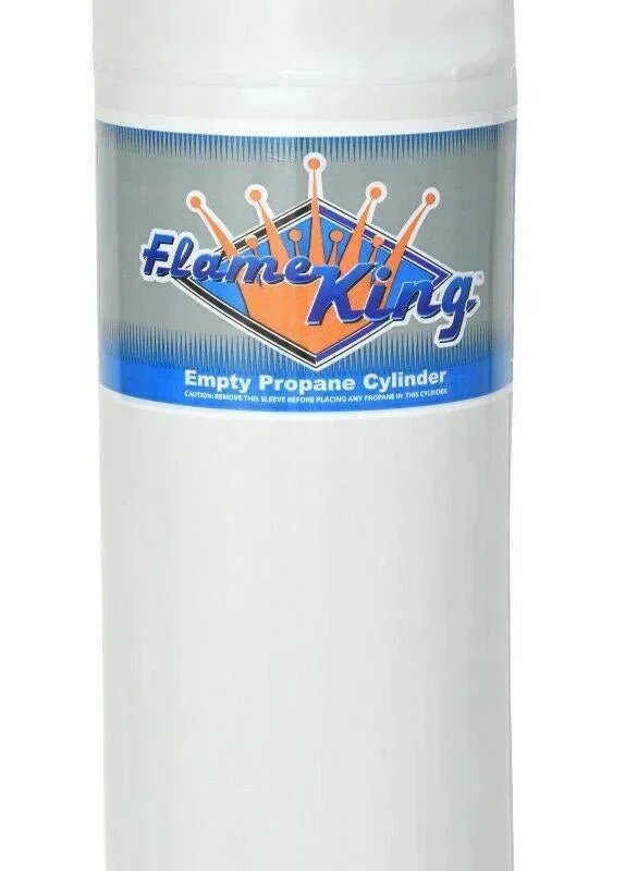 Flame King 60 lb Steel Propane LPG Refillable Cylinder With POL Valve - YSN60LB