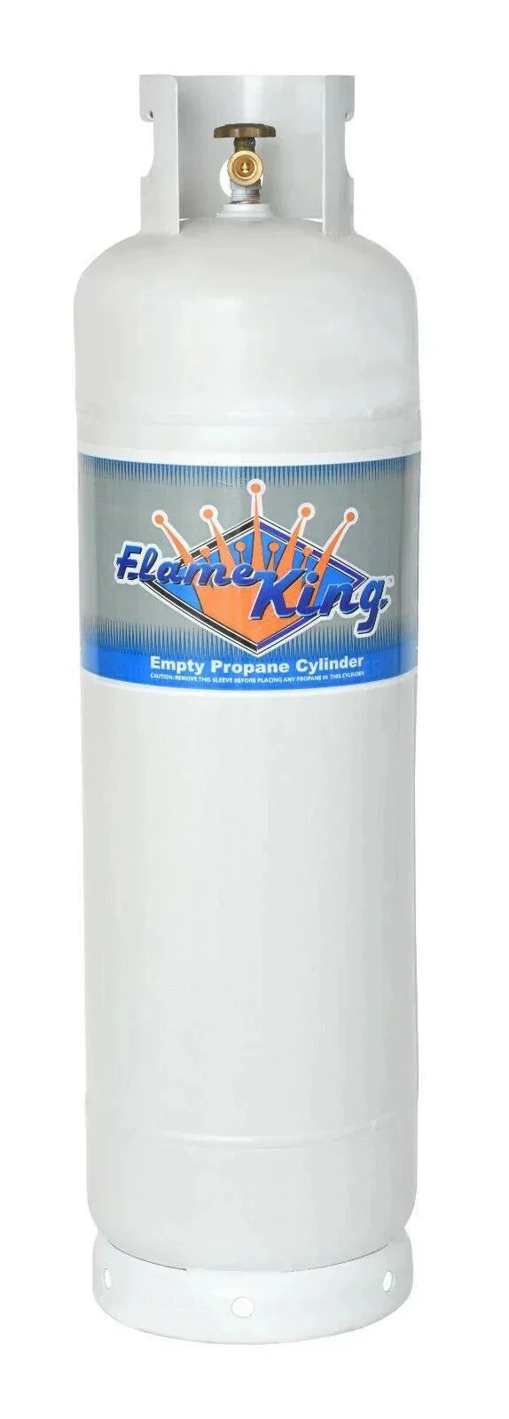 Flame King 60 lb Steel Propane LPG Refillable Cylinder With POL Valve - YSN60LB