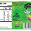 Flix Candy Beetlejuice Sour Gummy Candy, 3 oz Theater Box, Halloween Treats