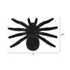 Flocked Spider Decoration, Black, 7", Halloween by Way To Celebrate