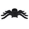 Flocked Spider Decoration, Black, 7", Halloween by Way To Celebrate