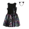 Fluffy Kitty Halloween Costume for Children, Girls' Size M (7/8), by Way to Celebrate