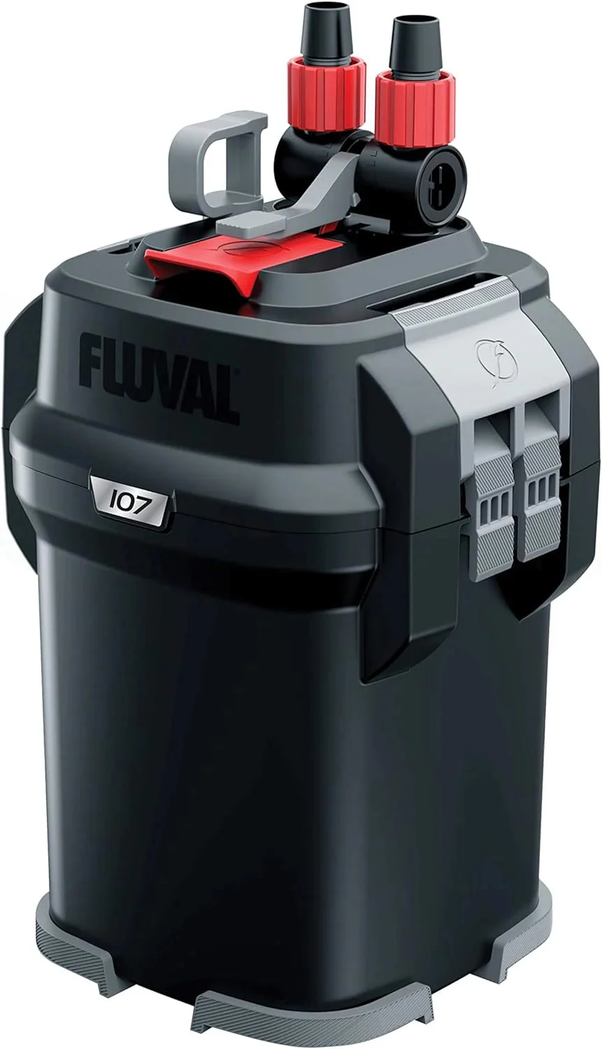 Fluval Aquarium Canister Filter, Black, Up To 100 Gallons - 407 A450