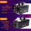 Fog Machine with 13 Colorful LED Lights Effect, 500W Smoke Machine with 1 Wired Receiver and Wireless Remote Controls, A