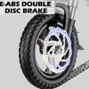 Folding Electric Bike 250W, 14 Inch, LCD Display, Removable Battery, Dual Disc Brake, Black
