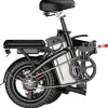 Folding Electric Bike 250W, 14 Inch, LCD Display, Removable Battery, Dual Disc Brake, Black