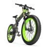 Folding Electric Mountain Bike, 1000W, 26-Inch Fat Tires, 17.5Ah - XT750 Plus