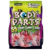 Frankford Gummy Candy Body Parts Halloween Bag, 55 Count