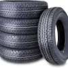 FREE COUNTRY Trailer Tires ST205/75R15, Set Of 4, 10-Ply Load Range E, Steel Belted Radial