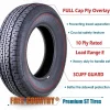 FREE COUNTRY Trailer Tires ST205/75R15, Set Of 4, 10-Ply Load Range E, Steel Belted Radial