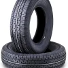 FREE COUNTRY Trailer Tires ST205/75R15, Set Of 4, 10-Ply Load Range E, Steel Belted Radial