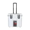 Freeze 37 Quart Wheeled Ice Chest Cooler, White, LLDPE - 21.1 x 15 x 18.7 in