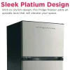 Frigidaire 21 in 7.5 Cu. Ft. Retro Top-Freezer Refrigerator, Standard Door Style, Stainless Look