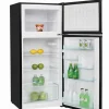 Frigidaire 21 in 7.5 Cu. Ft. Retro Top-Freezer Refrigerator, Standard Door Style, Stainless Look