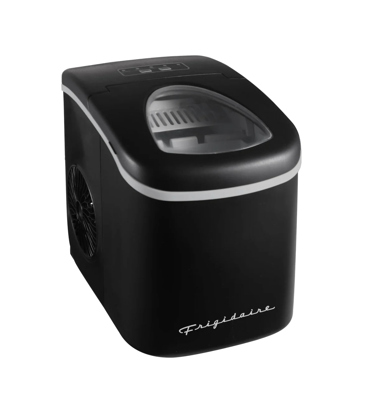 Frigidaire Retro Countertop Ice Maker, Black, 26 lb - EFIC128