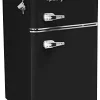 Frigidaire 3.2 Cu Ft Red 2-Door Retro Bar Fridge With Side Bottle Opener - EFR840-RED