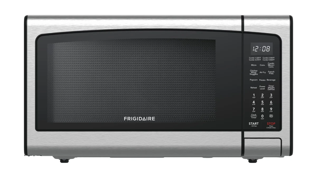 Frigidaire 3-In-1 Countertop Microwave Oven With Air Fryer And Convection, 1.1 Cu. Ft., Stainless Steel