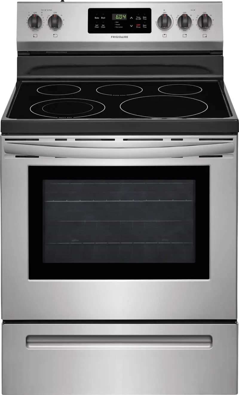 Frigidaire 30in Stainless Steel Electric Range - Freestanding Oven And Cooktop Combo